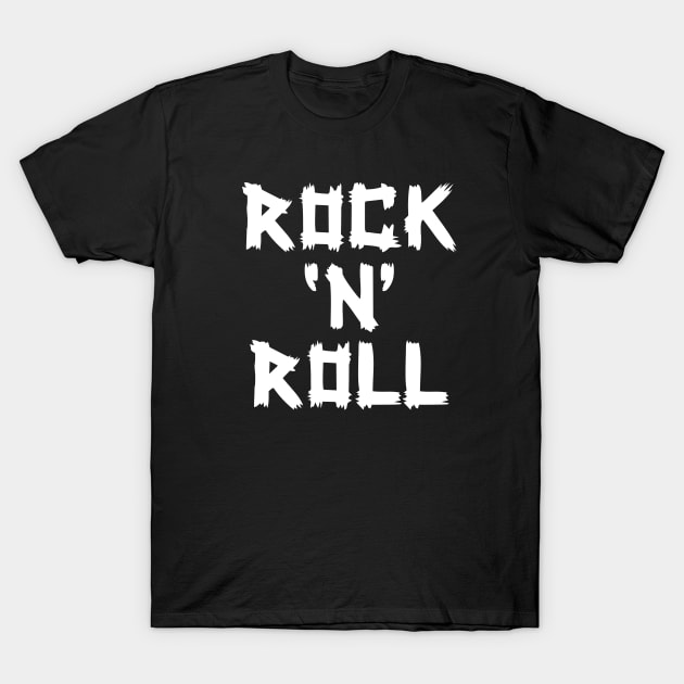 rock n roll logo T-Shirt by lkn